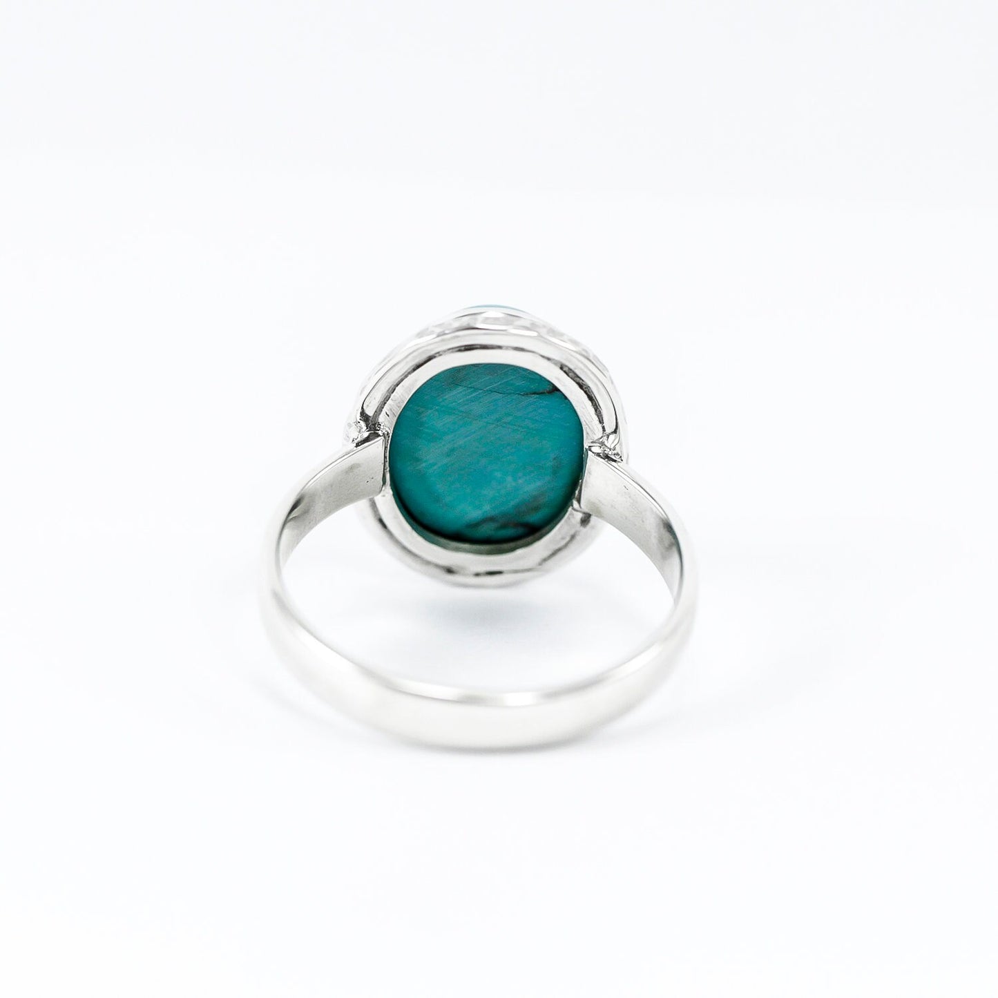 turquoise ring 925 sterling silver for women, oval turquoise ring, handmade silver ring