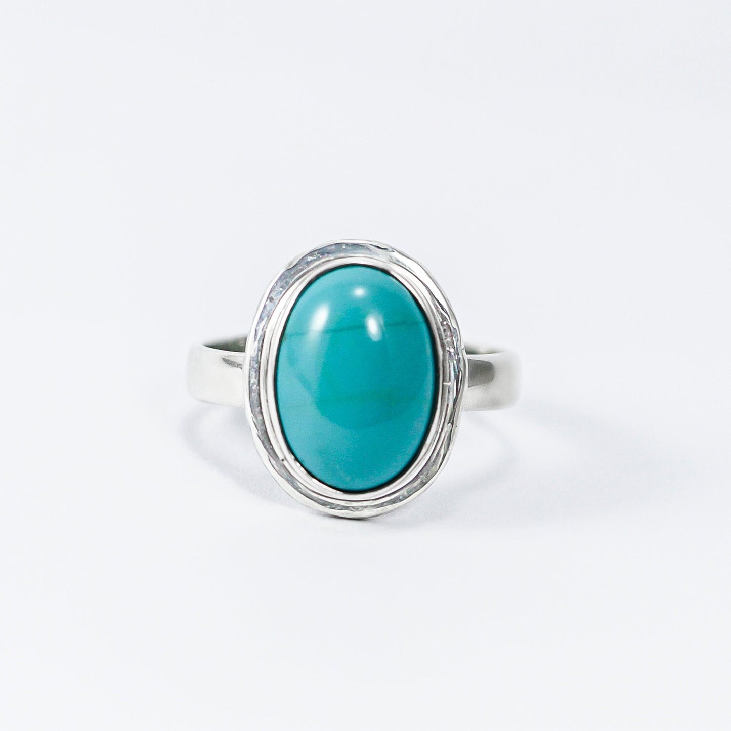 turquoise ring 925 sterling silver for women, oval turquoise ring, handmade silver ring