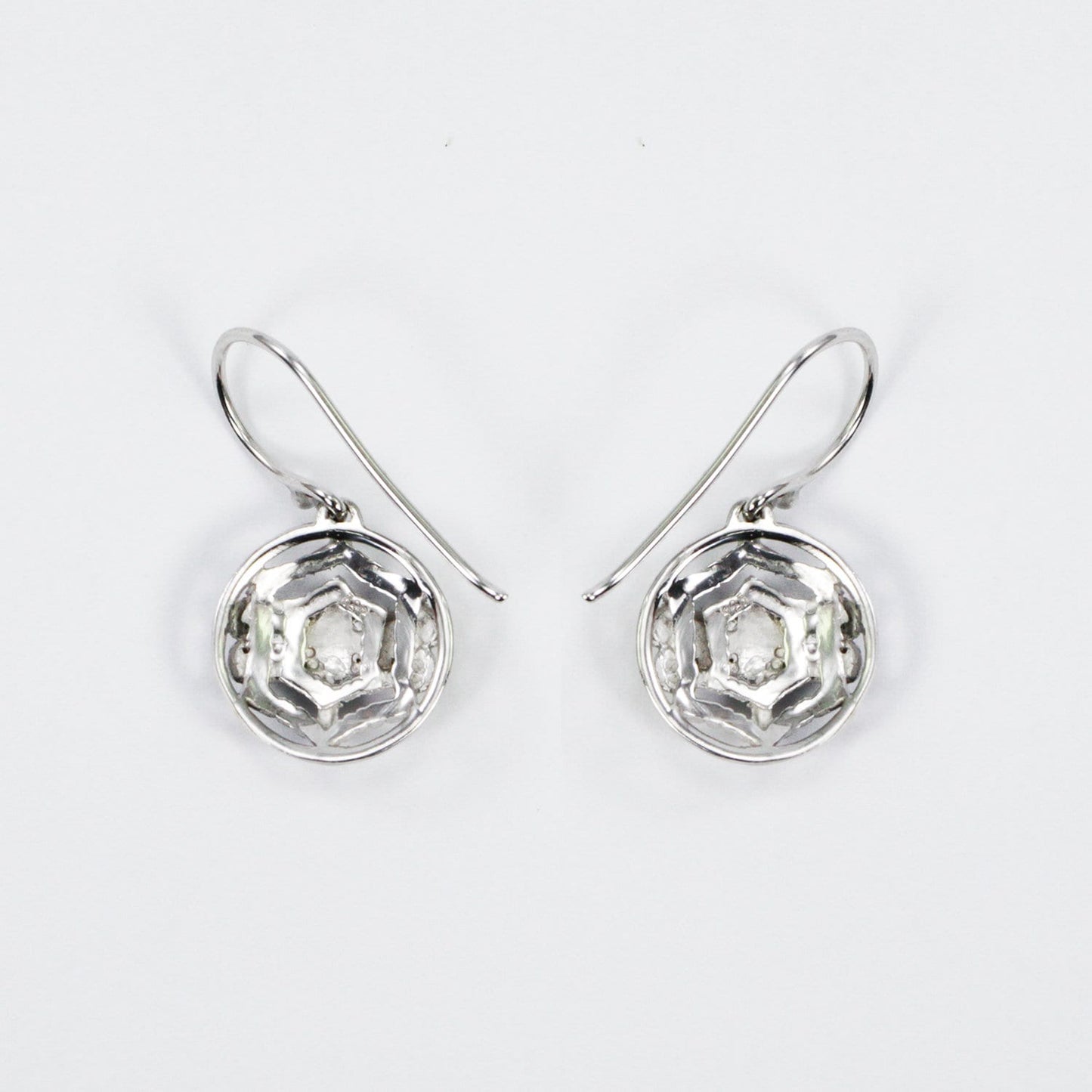 dragonfly earrings 925 sterling silver decorated with web ornament