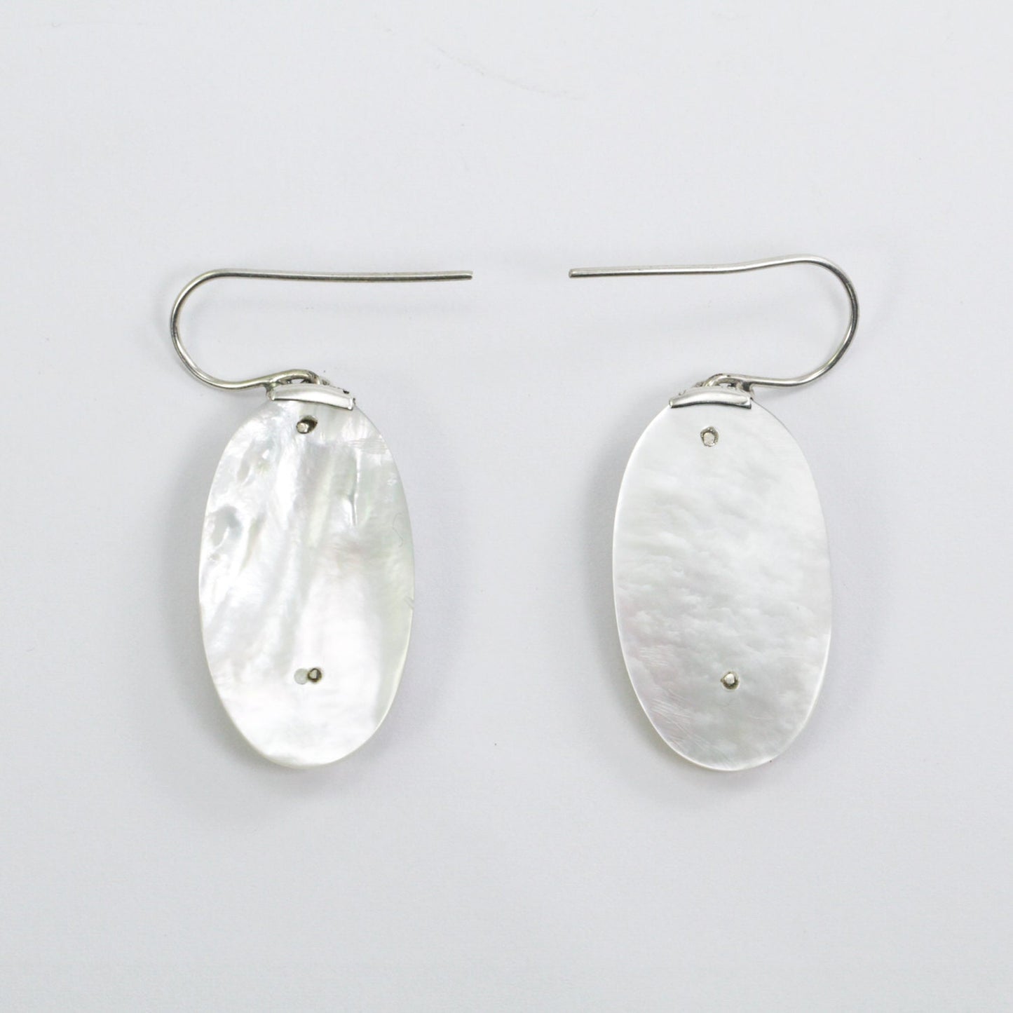 amethyst earrings 925 sterling silver with 18K yellow gold dragonfly and natural white shell