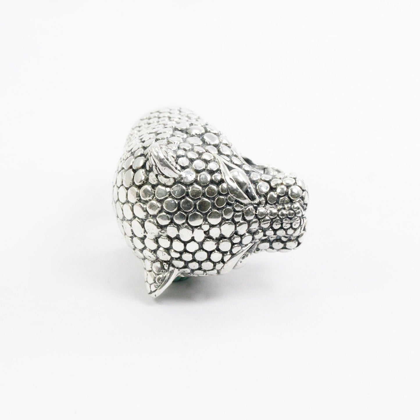 leopard ring solid 925 sterling silver with antique finishing