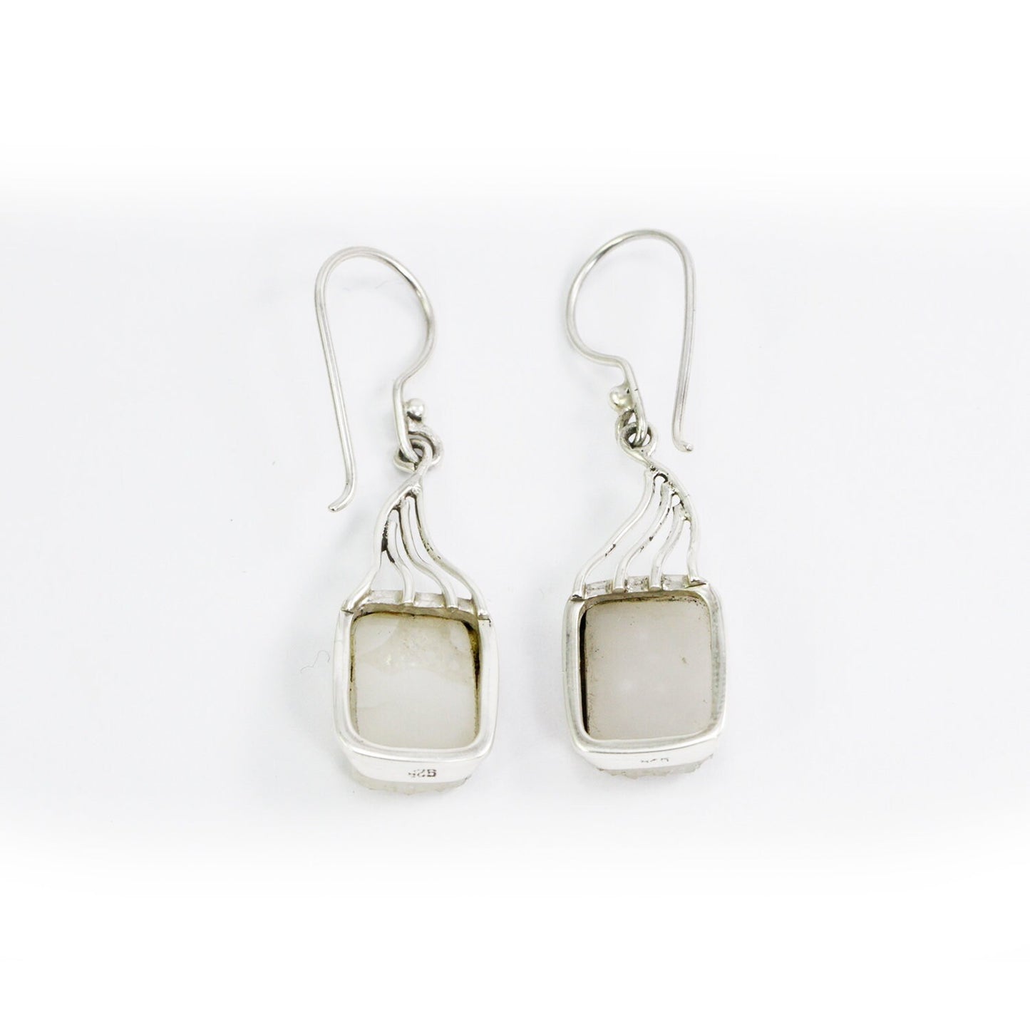 Druzy Earrings sparkling in 925 sterling silver handmade bezel set
