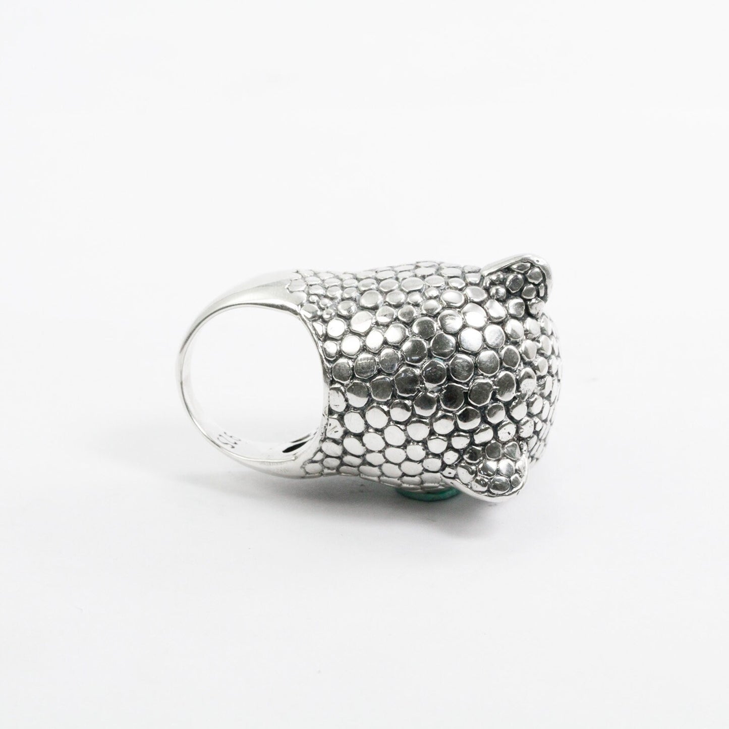 leopard ring solid 925 sterling silver with antique finishing
