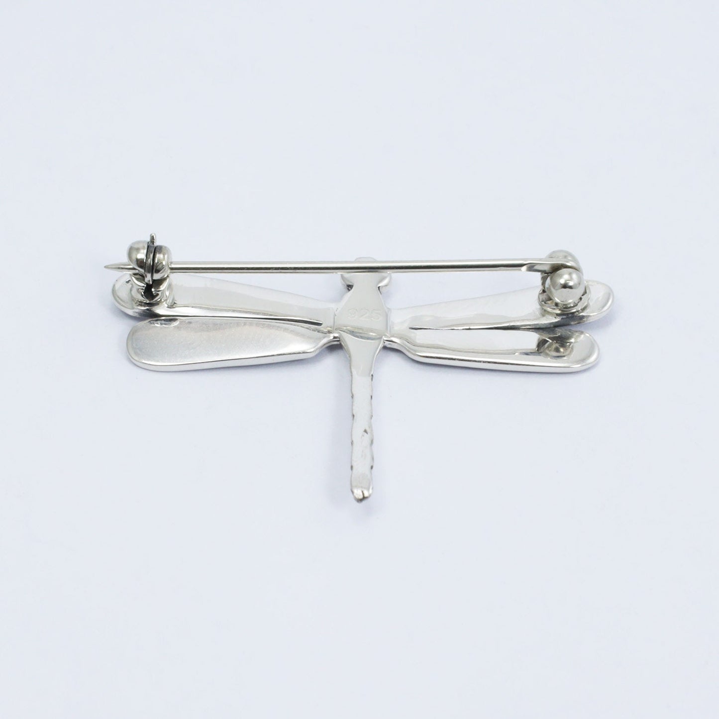 Dragonfly brooch 925 sterling silver decorated with detailed filigree