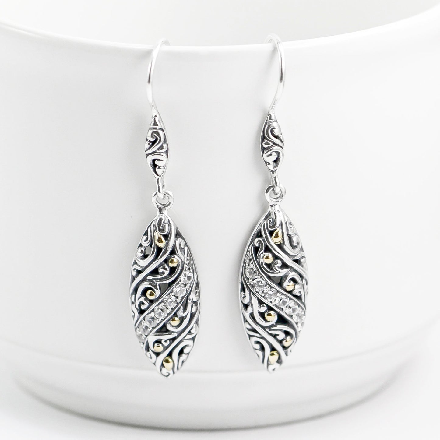 Marquise earrings 925 sterling silver