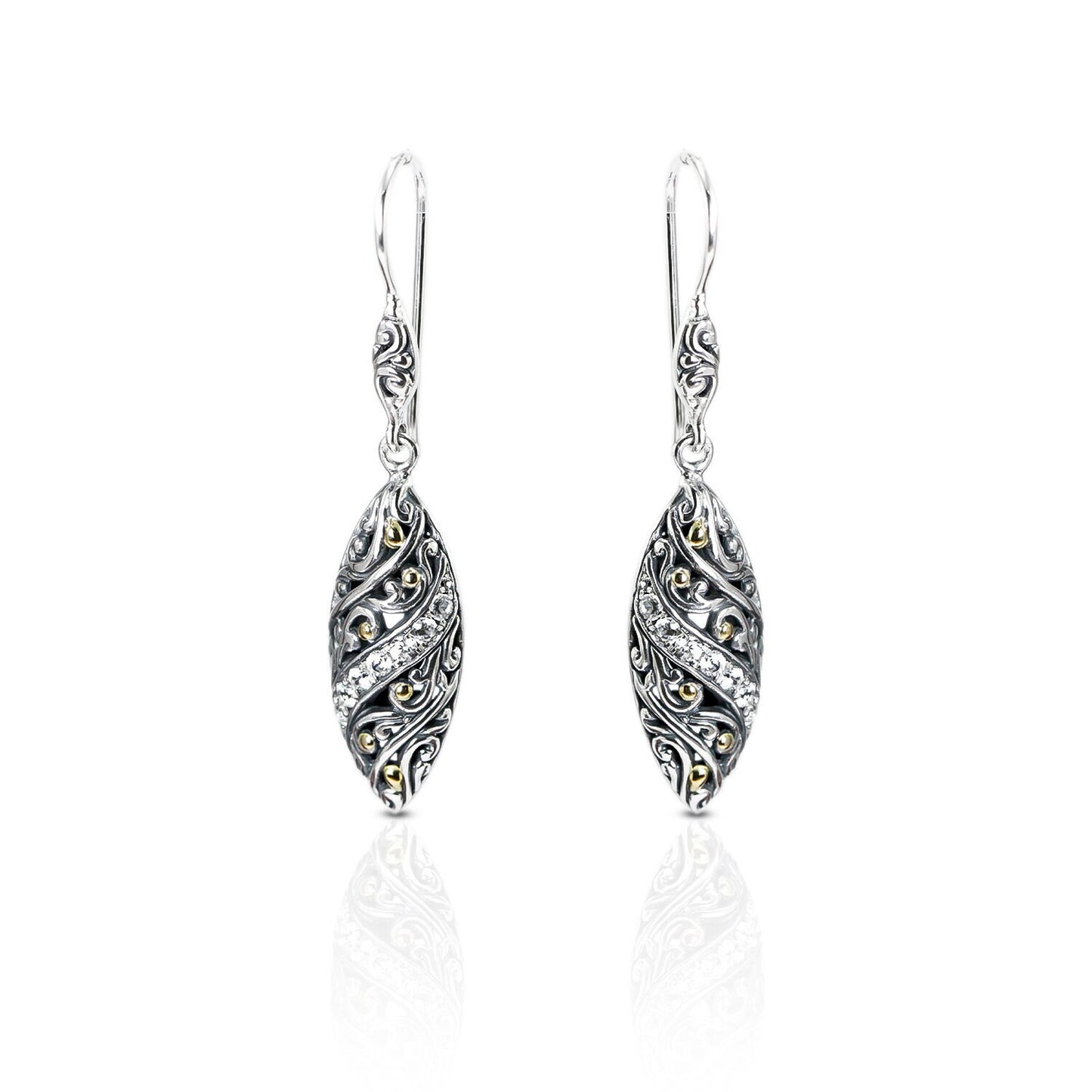 Marquise earrings 925 sterling silver