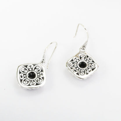 mother of pearl earrings dangle 925 sterling silver, cable earrings with shell
