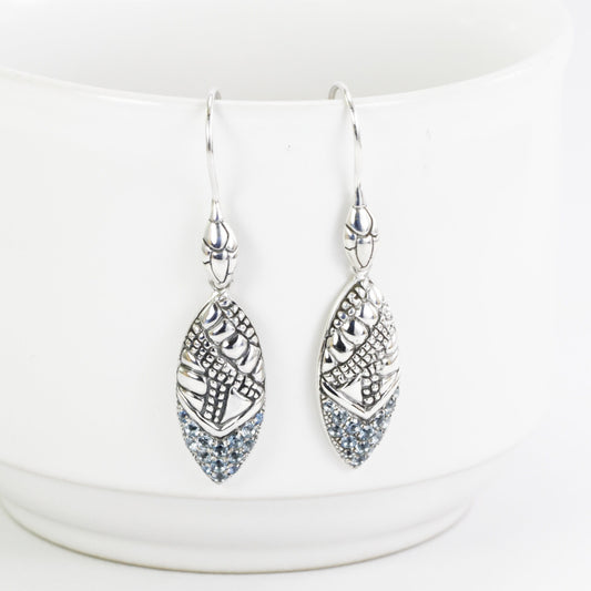 Marquise shape earrings dangle drop in 925 sterling silver with genuine yellow citrine