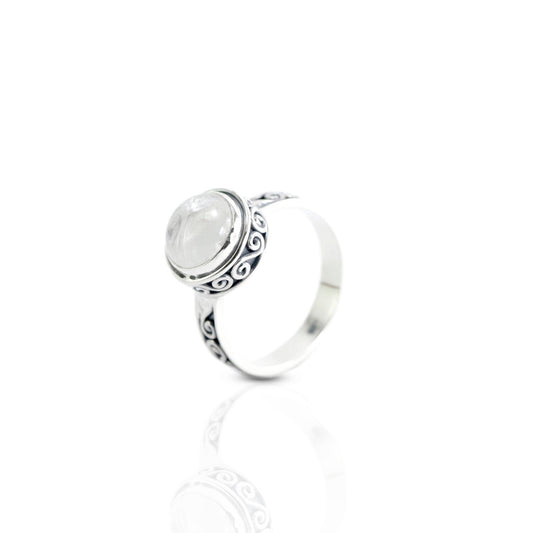 moonstone ring 925 sterling silver, rainbow moonstone ring,