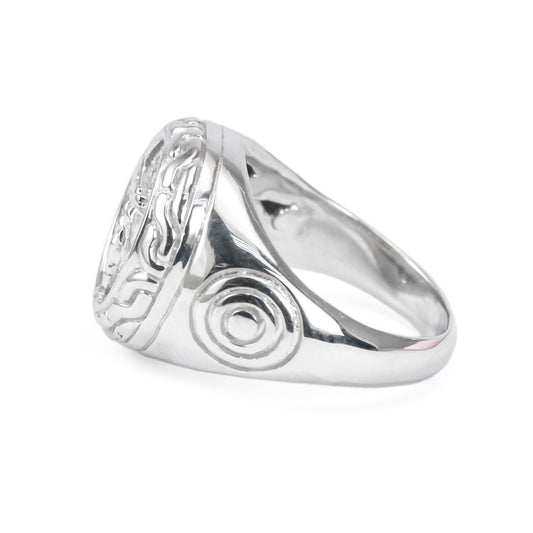 Dragonfly ring 925 sterling silver decorated with genuine white crystal