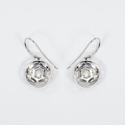 dragonfly earrings 925 sterling silver decorated with web ornament