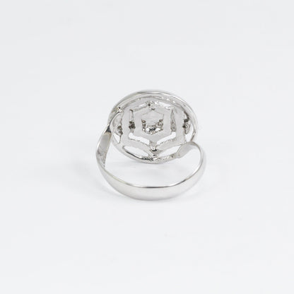 Dragonfly ring 925 sterling silver decorated with web style