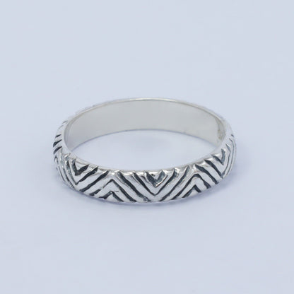 925 sterling silver ring with finger print ornament 925 sterling silver