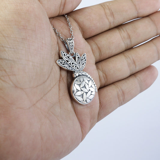 925 sterling silver pendant dragonfly ornament rice field inspired decorated with filigree art