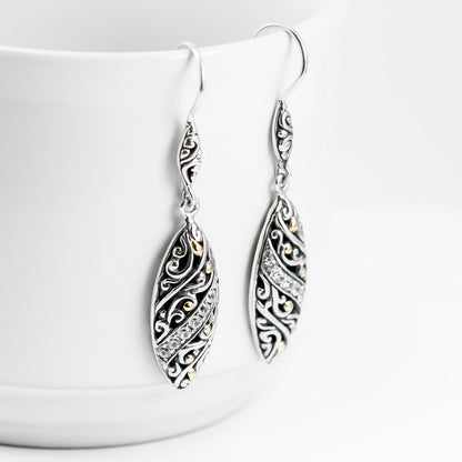 Marquise earrings 925 sterling silver