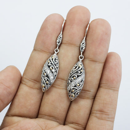 Marquise earrings 925 sterling silver