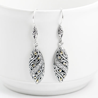 Marquise earrings 925 sterling silver