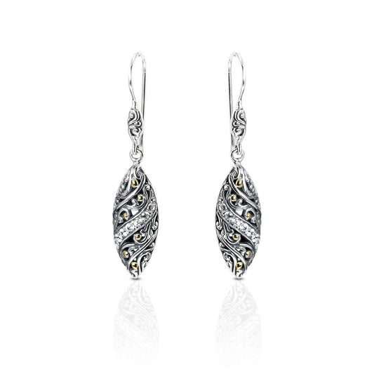 Marquise earrings 925 sterling silver